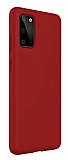Eiroo Lansman Samsung Galaxy S20 Plus Bordo Silikon Klf