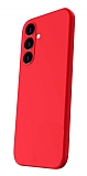 Eiroo Lansman Samsung Galaxy S23 FE Kırmızı Silikon Kılıf