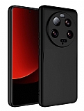Eiroo Lansman Xiaomi 13 Ultra Siyah Silikon Kılıf