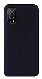 Eiroo Lansman Xiaomi Mi 10T 5G Siyah Silikon Klf
