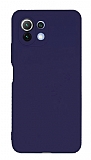 Eiroo Lansman Xiaomi Mi 11 Lite Kamera Korumal Lacivert Silikon Klf
