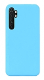 Eiroo Lansman Xiaomi Mi Note 10 Lite Mavi Silikon Klf
