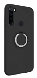 Eiroo Lansman Xiaomi Redmi Note 8 Selfie Yzkl Siyah Silikon Klf