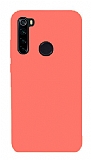 Eiroo Lansman Xiaomi Redmi Note 8 Turuncu Silikon Klf