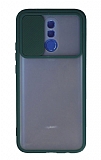 Eiroo Lens Series Huawei Mate 20 lite Yeşil Silikon Kılıf