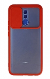 Eiroo Lens Series Huawei Mate 20 lite Kırmızı Silikon Kılıf