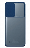 Eiroo Lens Series Samsung Galaxy A10 Lacivert Silikon Kılıf