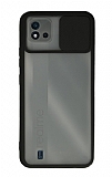 Eiroo Lens Series Realme C11 2021 Siyah Silikon Kılıf