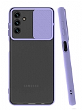 Eiroo Lens Series Samsung Galaxy A04s Mor Silikon Kılıf