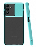 Eiroo Lens Series Samsung Galaxy A04s Mavi Silikon Kılıf