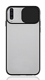 Eiroo Lens Series Samsung Galaxy A50 Siyah Silikon Kılıf