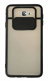 Eiroo Lens Series Samsung Galaxy J4 Plus Siyah Silikon Kılıf
