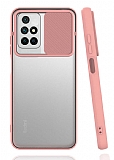 Eiroo Lens Series Xiaomi Redmi 10 Pembe Silikon Kılıf