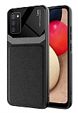 Eiroo Harbor Samsung Galaxy A02s Siyah Silikon Klf
