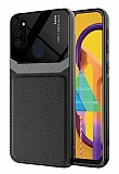 Eiroo Harbor Samsung Galaxy M30S Siyah Silikon Klf
