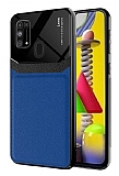 Eiroo Harbor Samsung Galaxy M31 Lacivert Silikon Klf
