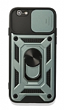 Eiroo Magnet Lens iPhone 6 / 6S Ultra Koruma Yeşil Kılıf