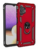 Eiroo Magnet Ring Samsung Galaxy A23 Ultra Koruma Kırmızı Kılıf