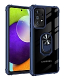 Eiroo Magnetics Samsung Galaxy A72 / A72 5G Ultra Koruma Lacivert Klf