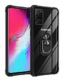 Eiroo Magnetics Samsung Galaxy S20 Ultra Siyah Sper Koruma Klf