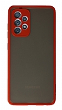 Eiroo Soft Touch Samsung Galaxy A52 / A52 5G Ultra Koruma Kırmızı Kılıf