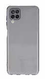 Eiroo Mun Samsung Galaxy M12 effaf Siyah Silikon Klf