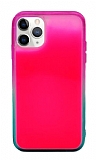 Eiroo Neon Bumper iPhone 11 Pro Max Karanlıkta Parlayan Pembe Silikon Kılıf