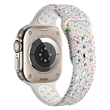 Eiroo New Series Apple Watch Silikon Beyaz Kordon (41mm)
