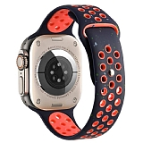 Eiroo New Series Apple Watch Silikon Lacivert Kordon (49mm)