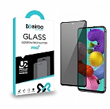 Eiroo Samsung Galaxy M52 5G Full Privacy Tempered Glass Cam Ekran Koruyucu