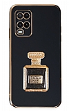 Eiroo Oppo A54 4G Aynalı Parfüm Standlı Siyah Silikon Kılıf