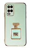 Eiroo Oppo A54 4G Aynalı Parfüm Standlı Yeşil Silikon Kılıf