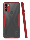 Eiroo Painted General Mobile GM 21 Plus Kamera Korumalı Kırmızı Kılıf