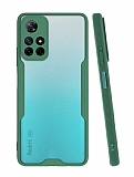 Eiroo Painted Xiaomi Poco M4 Pro 5G Kamera Korumal Yeil Klf
