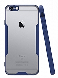 Eiroo Painted iPhone 6 / 6S Lacivert Silikon Kılıf