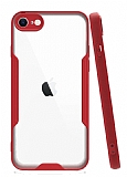 Eiroo Painted iPhone SE 2020 Kırmızı Silikon Kılıf