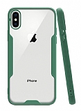 Eiroo Painted iPhone X / XS Yeşil Silikon Kılıf