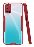 Eiroo Painted Oppo A52 Kırmızı Silikon Kılıf