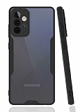 Eiroo Painted Samsung Galaxy A52 / A52 5G Kamera Korumalı Siyah Kılıf