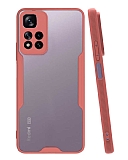 Eiroo Painted Xiaomi Redmi Note 11 Pro Pembe Silikon Klf