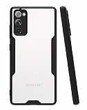 Eiroo Painted Samsung Galaxy S20 FE Siyah Silikon Kılıf