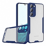 Eiroo Painted Samsung Galaxy S23 Plus Kamera Korumalı Lacivert Silikon Kılıf