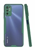 Eiroo Painted Xiaomi Poco M3 Pro Yeşil Silikon Kılıf