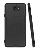 Eiroo Painted Samsung Galaxy J7 Prime Siyah Silikon Kılıf