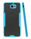 Eiroo Painted Samsung Galaxy J7 Prime Mavi Silikon Kılıf