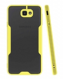 Eiroo Painted Samsung Galaxy J7 Prime Sarı Silikon Kılıf