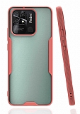 Eiroo Painted Xiaomi Poco C40 Kamera Korumalı Pembe Kılıf