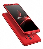 Eiroo Protect Fit Huawei Mate 10 Pro 360 Derece Koruma Kırmızı Rubber Kılıf