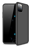 Zore GKK Ays iPhone 11 Pro Max 360 Derece Koruma Siyah Rubber Kılıf