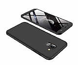 Zore GKK Ays Samsung Galaxy A6 2018 360 Derece Koruma Siyah Rubber Kılıf